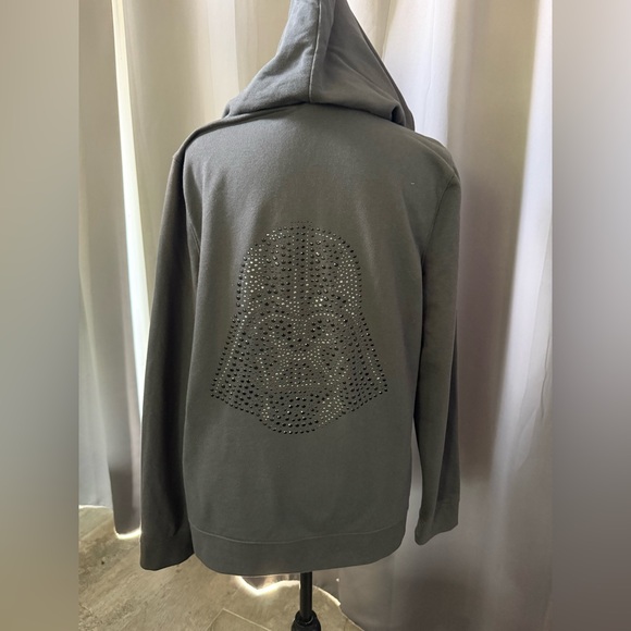 Rock & Republic Sweaters - Rock & Republic Charcoal STAR WARS zip front hoodie